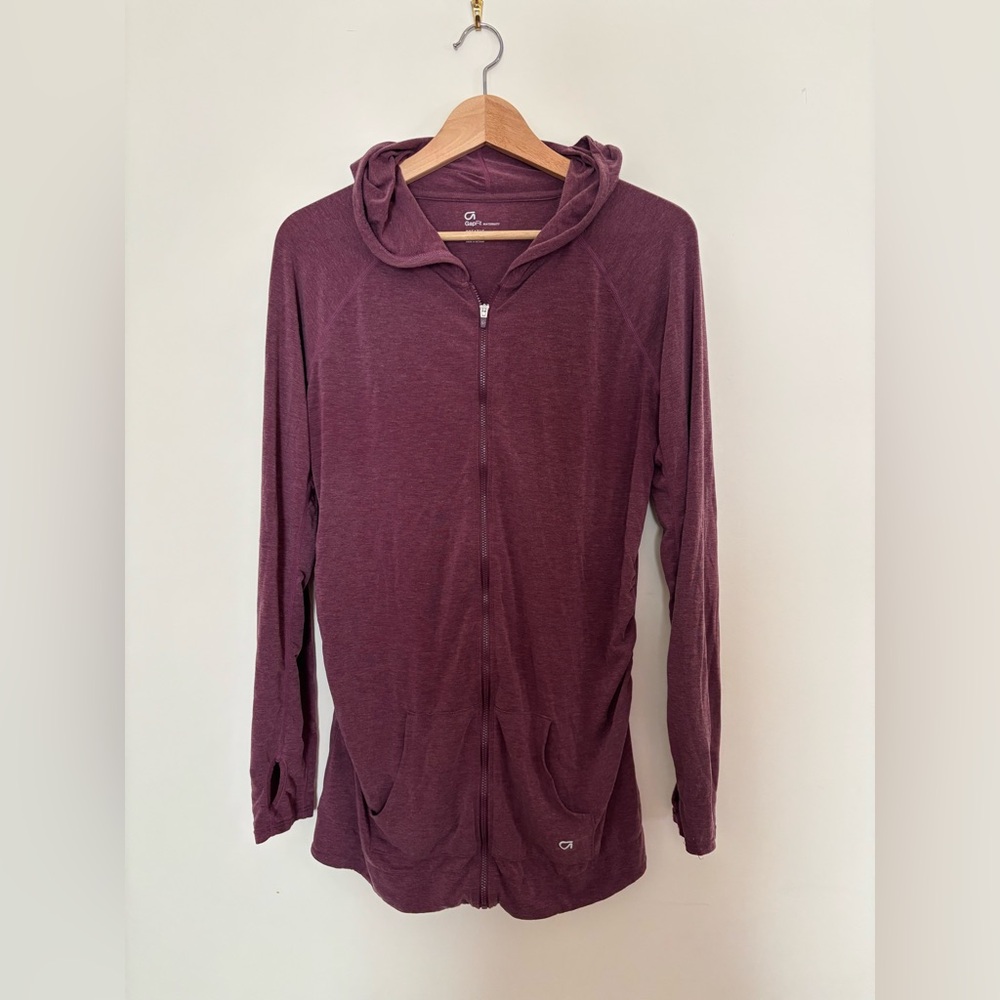 Maternity GapFit Breathe Full-zip hoodie